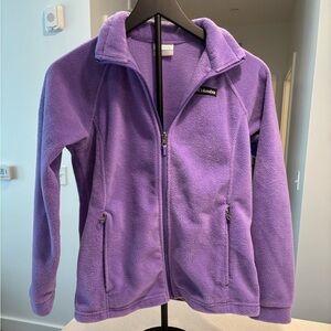 Columbia Lavender Fleece Zip Up